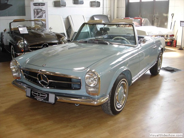 Mercedes 230 SL Pagode blau 01 DSC04048